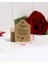 Papatya Çiçek Baskılı Kişiye Özel Etiket / 100 Adet Kraft Etiketi (3 X5 Cm) 5