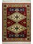 Antik Yörük El Dokuma Halısı Krem ve Kırmızı Renk 78X108 cm (0.84 M²) 1