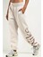 Sportswear Phoenix Fleece High Rise Oversized Şardonlu Büyük Beden Yüksek Bel Kadın Eşofman Altı Açık Krem 3