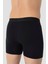 Erkek Siyah Likralı Uzun Boxer 3lü Set 5