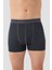 Erkek Füme Likralı 3'lü Boxer 2