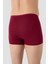 Erkek İnce Bel Lastikli Bambu Boxer Bordo 5'li Paket 4