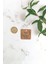 Yaprak Baskılı Etiket / Kına- Nikah Etiketi / 4 cm 100 Adet Kare Kraft Natural Etiket 5