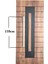 Çelik Kapı Çekme Kolu Tutma Kolu Dikdörtgen Model Renk Saten (Gümüş Gri) 110CM 1