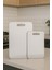 ( 2 Adet ) Paslanmaz Çelik Kesme Tahtası 34 x 24 cm ve 30 x 20 cm - Dayanıklı, Hijyenik 2
