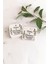 Yaprak Baskili Etiket / Nisan-Kina- Nikah Etiketi / 100 Adet 4 cm Kare Natural Etiket 1