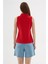 Fashıon Frıends Kadın Polo V Yaka Kolsuz T-Shirt 25Y0516K1 3