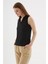 Fashıon Frıends Kadın Polo V Yaka Kolsuz T-Shirt 25Y0516K1 4