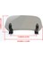 Universal Rüzgar Saptırıcı Cam ( Deflektör ) Ayarlanabilir Asansörlü 295 x 135 mm Füme 1