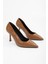 Kadın Vague Karamel Cilt Stiletto 1