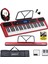 PS-5200RD-H Pro Org 61 LED Işıklı Tuş Hassasiyetli Bluetooth Midi Kulaklık 1