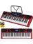 PS-5200RD-HSS Pro Org 61 LED Işıklı Tuş Hassasiyetli Bluetooth Midi Kulaklık Stand Sustain 3