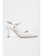 Kadın Nella Beyaz Cilt Stiletto 2
