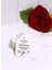 Papatya Çiçek Baskılı Kişiye Özel Etiket / 100 Adet Etiketi (3 X5 Cm) 2