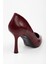 Kadın Vague Bordo Cilt Stiletto 4