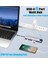 Samsung S8 S9 S10 S20 S21 USB Type-C Hub Dönüştürücü Çevirici Çoklayıcı USB Hdmı Micro Sd 8 Girişli 4