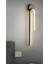 70 cm Dekoratif Modern Aplik Candy LED Aplik Siyah 3000K 3