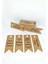 Baskılı Kraft Flama Etiket / Ürün Etiketi / 100 Adet (2,5 x 6,5 Cm) -MS002 1