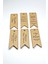 Baskılı Kraft Flama Etiket / Ürün Etiketi / 100 Adet (2,5 x 6,5 Cm) -MS002 3