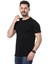 %100 Pamuk Regular Fit Bisiklet Yaka Basic Düz Kısa Kollu Tişört 3