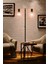 2 LED Gece Kitap Okuma Işığı Standlı 3 Mod'lu Şarjlı Dekor LED Lamba Rustik Ampul Lambader Fener 4