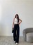 Beli Lastikli Visko Keten Pantalon 1