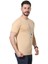 Regular Fit Bisiklet Yaka %100 Pamuk Basic Düz Kısa Kollu Tişört Astronot Baskılı 2