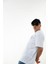 Online Ablk Baskılı Oversize T-Shirt Beyaz 1