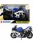 Suzuki GSX-R1000 2008 Model Motorsiklet 1/12 Ölçek - Mavi 1