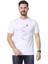 Regular Fit Bisiklet Yaka %100 Pamuk Basic Düz Kısa Kollu Tişört Bisiklet Baskılı 1