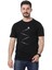 Regular Fit Bisiklet Yaka %100 Pamuk Basic Düz Kısa Kollu Tişört Bisiklet Baskılı 1