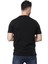 Regular Fit Bisiklet Yaka %100 Pamuk Basic Düz Kısa Kollu Tişört Bisiklet Baskılı 4