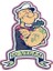 75 x 95 mm Sticker 10'lu 1