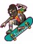 75 x 85 mm Sticker 10'lu 1