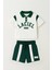 Erkek Çocuk Laci'el Paris Logo Detaylı Alt-Üst Takım Yeşil 1