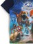 Dinazorlu Lego Jurassic World Oyun 3D Baskılı Kısa Kollu Yazlık Erkek Çocuk Tişört Lacivert 001-0002049 6