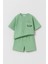 Erkek Çocuk La'ciel Paris Gofre Alt-Üst Takım Yeşil 1