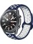 Huawei Watch Gt 3 46MM Krd-02 Uyumlu Kordon Zore - Mavi-Beyaz 1