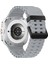 Samsung Galaxy Watch Ultra 47MM KRD-118 Tırtıklı Tasarım Silikon Kordon-Beyaz 3