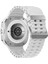 Samsung Galaxy Watch Ultra 47MM KRD-118 Tırtıklı Tasarım Silikon Kordon-Beyaz 4