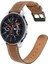 Samsung Galaxy Gear S3 22MM Uyumlu Krd-29 Deri Kordon - Kahverengi 2
