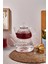 Şeffaf cam çaydanlık ve demlik seti, 1500ml suluk, 600ml demlik, dayanıklı ve şık 3