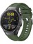 Huawei Watch Gt5 Pro 46MM Uyumlu KRD-130 Silikon Kordon Strap Kayış-Yeşil 1
