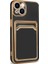 Apple iPhone 13 Kılıf Tuva Bark Kartlıklı Kapak-Rose Gold 4