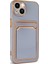 Apple iPhone 13 Kılıf Tuva Bark Kartlıklı Kapak-Rose Gold 5