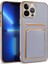 Apple iPhone 12 Pro Max Kılıf Tuva Bark Kartlıklı Kapak-Lila 1