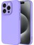 Apple iPhone 15 Pro Max Kılıf Tuva Mara Laaakan Kapak-Lila 1