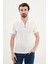 Desenli Slim Fit Fermuarlı Polo Yaka Erkek Triko T-Shirt 11536 1