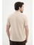 Desenli Slim Fit Fermuarlı Polo Yaka Erkek Triko T-Shirt 11536 3