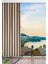 Kalın Düğmeli Kornişli Bağcıklı 1. Sınıf Balkon Perdesi Isı-Işık Geçirmez Kahve-Krem 4